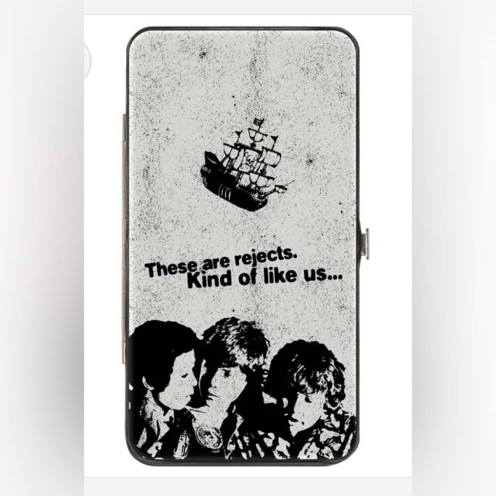 Buckle-Down The Goonies Vegan Leather and Stainless Steel Hinged Wallet